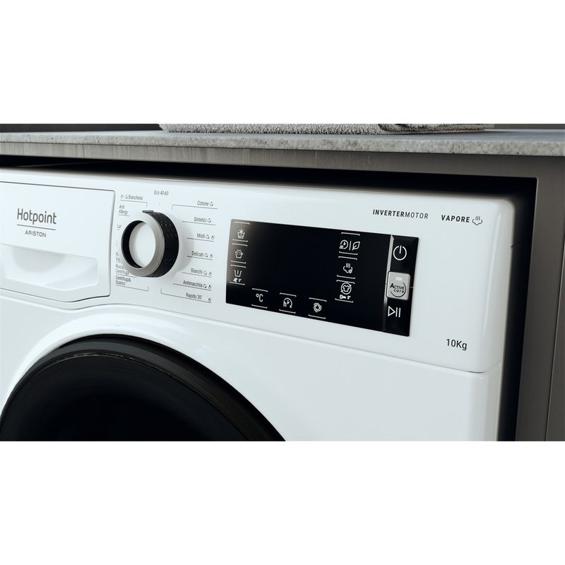 Hotpoint_Ariston Lavabiancheria Libera installazione NWBT 1045 WDAD IT N Bianco Carica frontale B Lifestyle control panel