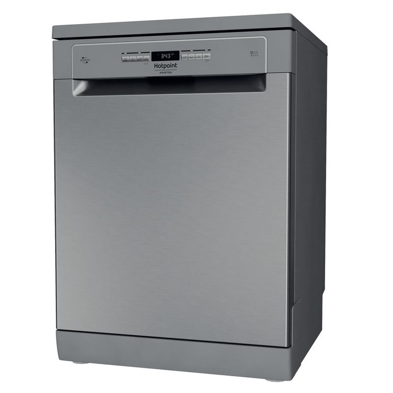 Hotpoint_Ariston Lavastoviglie Libera installazione HFO 3T241 WFG X Libera installazione C Perspective
