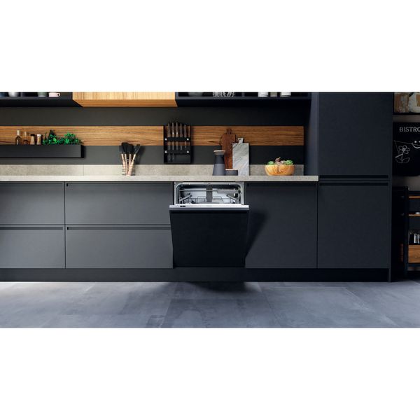 Hotpoint_Ariston Lavastoviglie Da incasso HIC 3C41 CW Totalmente integrato C Lifestyle frontal