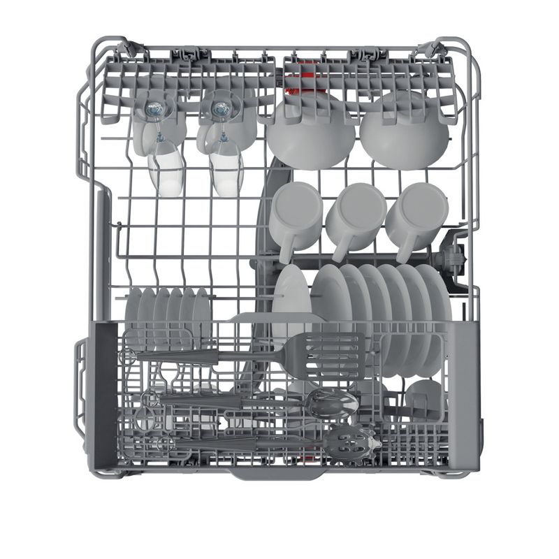 Hotpoint_Ariston Lavastoviglie Da incasso HIC 3C41 CW Totalmente integrato C Rack