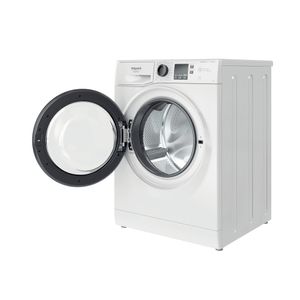 Hotpoint_Ariston Lavabiancheria Libera installazione NF923WK IT N Bianco Carica frontale D Perspective open
