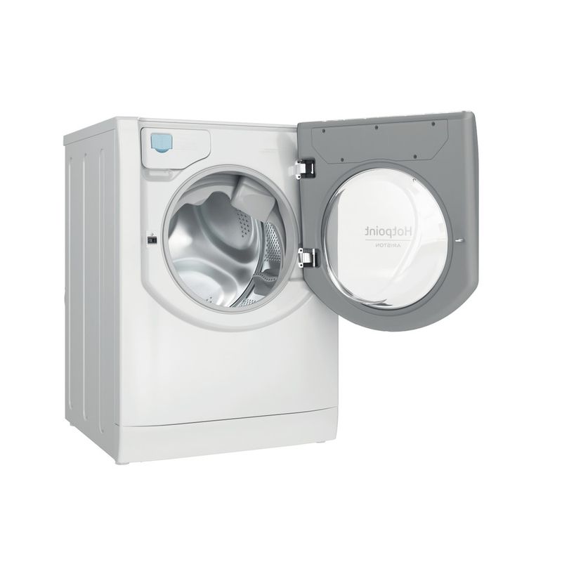 Hotpoint_Ariston Lavasciugabiancheria Libera installazione AQD972F 697 EU N Bianco Carica frontale Perspective open