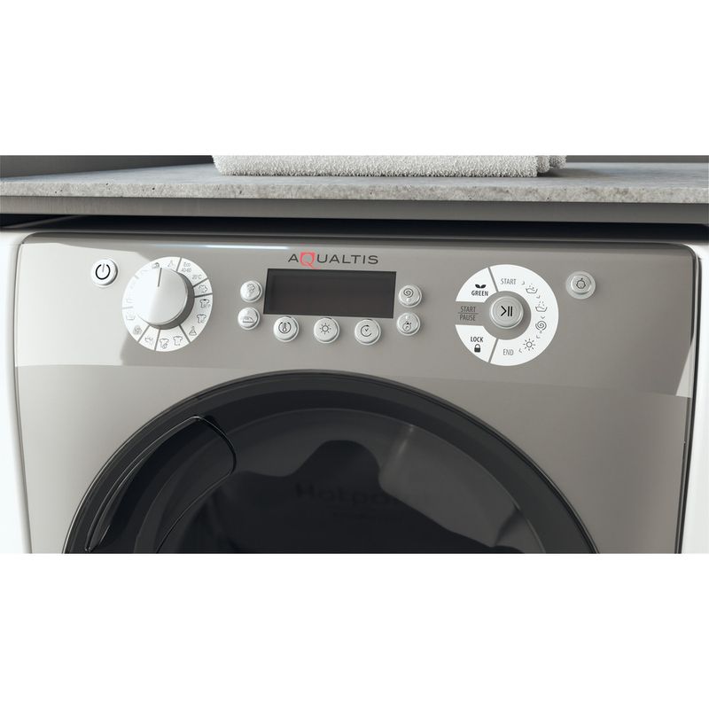 Hotpoint_Ariston Lavasciugabiancheria Libera installazione AQD972F 697 EU N Bianco Carica frontale Lifestyle control panel