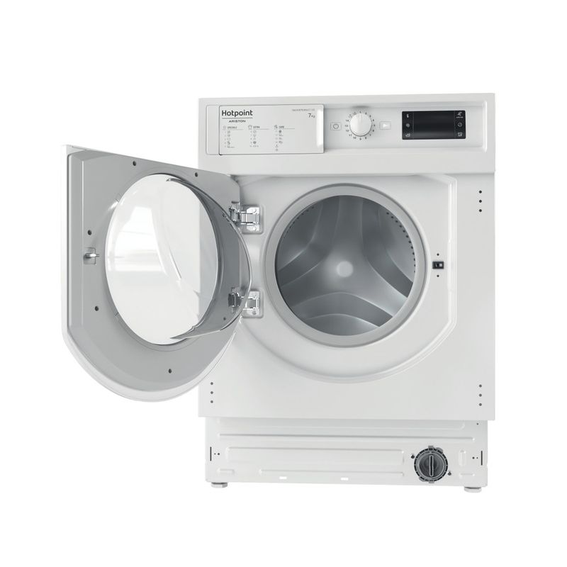 Hotpoint_Ariston Lavabiancheria Da incasso BI WMHG 71483 EU N Bianco Carica frontale D Frontal open