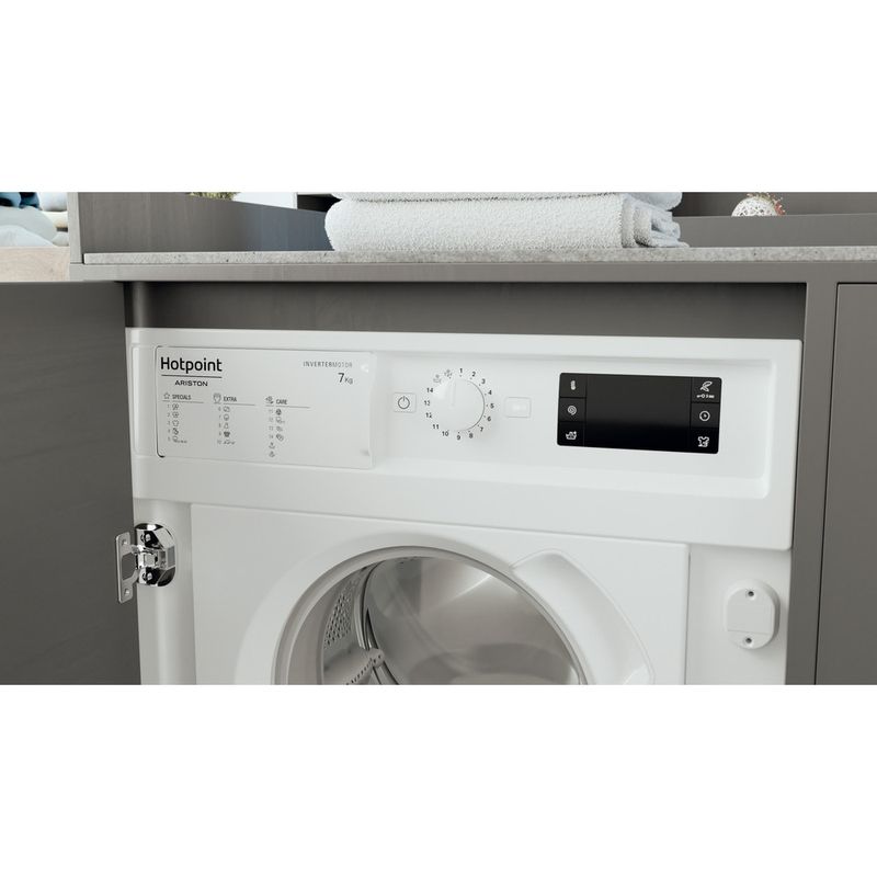 Hotpoint_Ariston Lavabiancheria Da incasso BI WMHG 71483 EU N Bianco Carica frontale D Lifestyle control panel