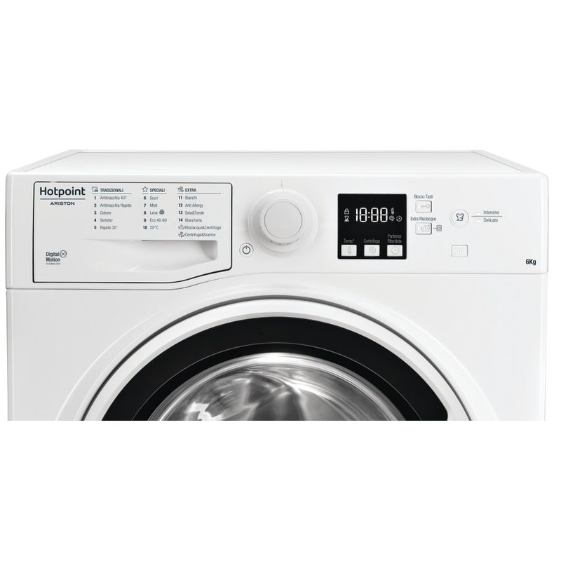 Hotpoint_Ariston Lavabiancheria Libera installazione RSSF 621 W IT N Bianco Carica frontale F Control panel