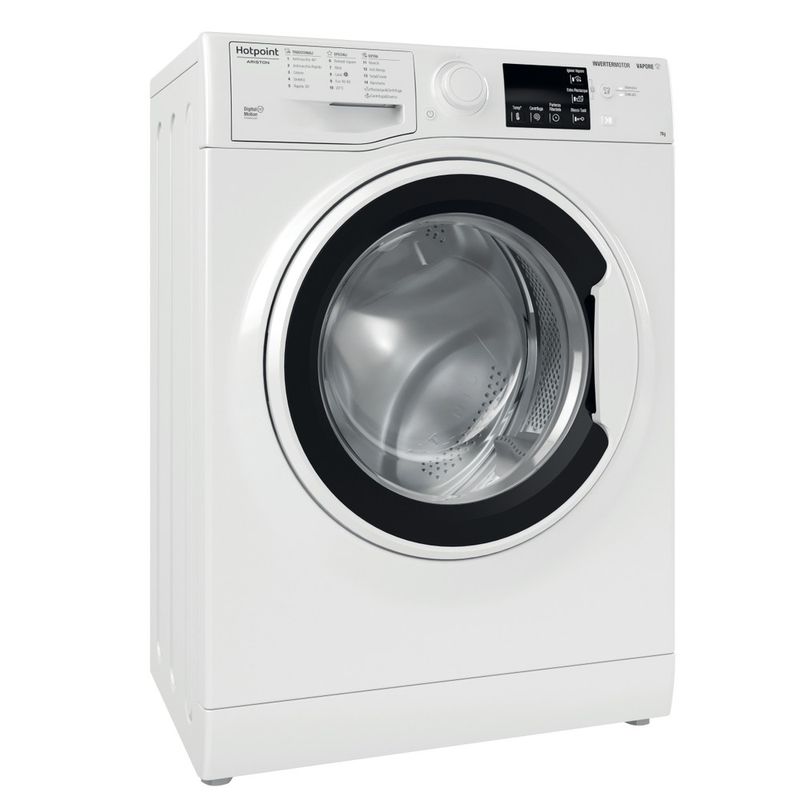 Hotpoint_Ariston Lavabiancheria Libera installazione RSSG 72V W IT N Bianco Carica frontale D Perspective