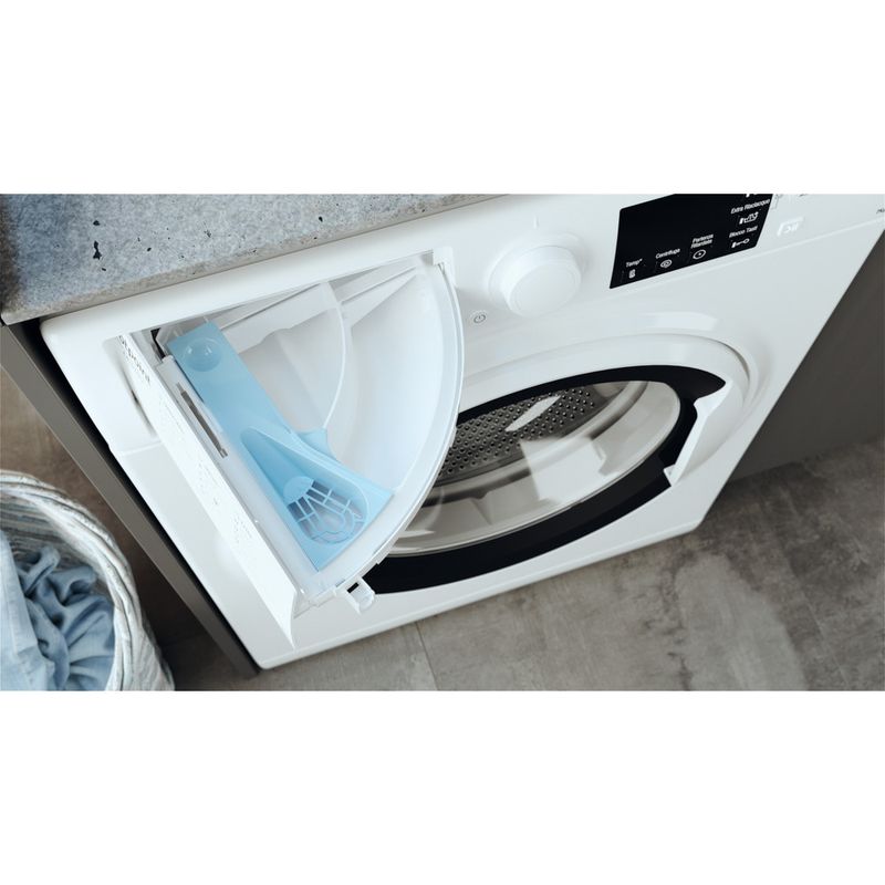 Hotpoint_Ariston Lavabiancheria Libera installazione RSSG 72V W IT N Bianco Carica frontale D Drawer