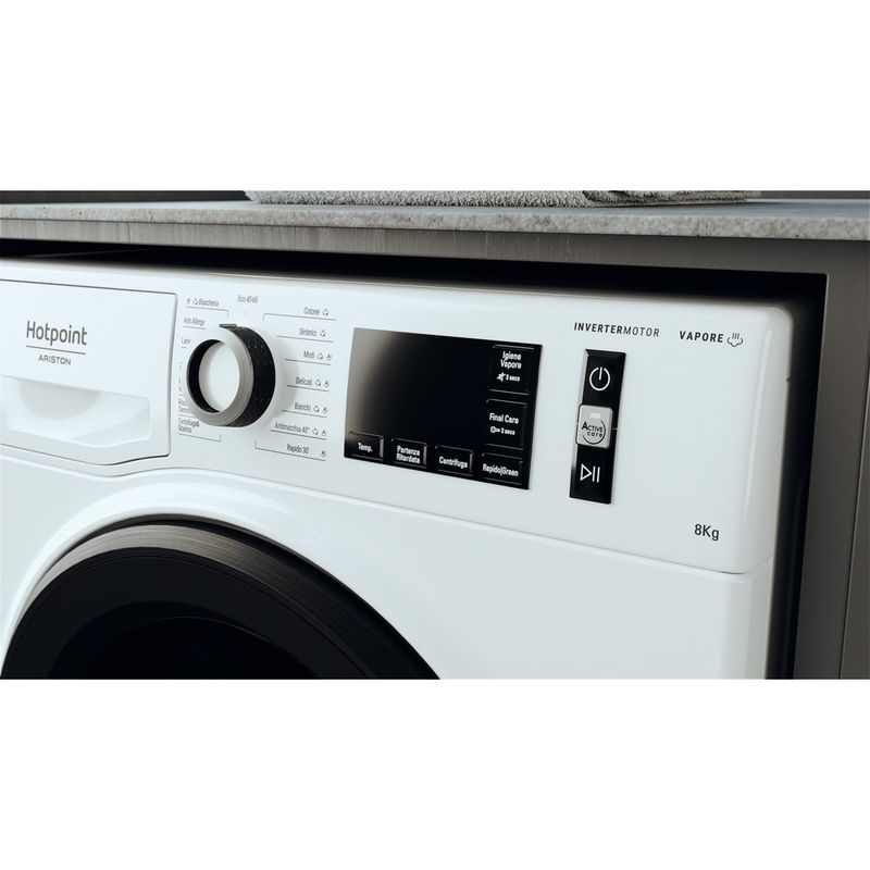 Hotpoint_Ariston Lavabiancheria Libera installazione NG846WMA IT N Bianco Carica frontale A Lifestyle control panel