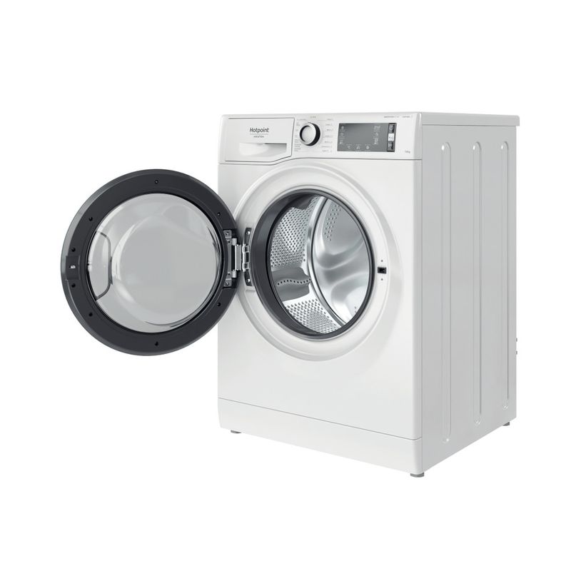 Hotpoint_Ariston Lavabiancheria Libera installazione NBT 1046 WDA IT Bianco Carica frontale A Perspective open