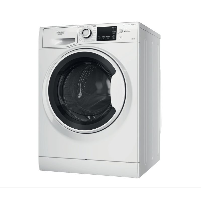 Hotpoint_Ariston Lavasciugabiancheria Libera installazione NDB 10725 WA IT Bianco Carica frontale Perspective