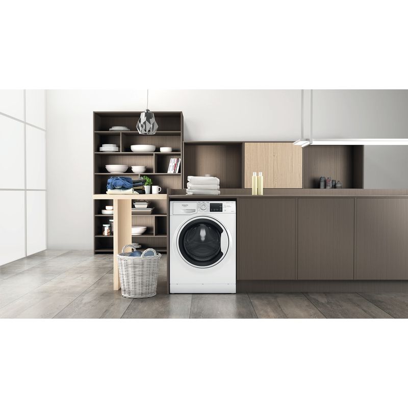 Hotpoint_Ariston Lavasciugabiancheria Libera installazione NDB 10725 WA IT Bianco Carica frontale Lifestyle frontal