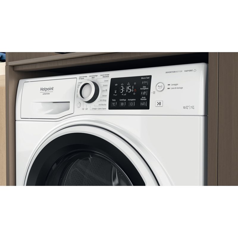 Hotpoint Ariston NDB 10725 WA IT Lave-linge séchant 60 cm - lavage 10kg -  séchage 7kg - blanc