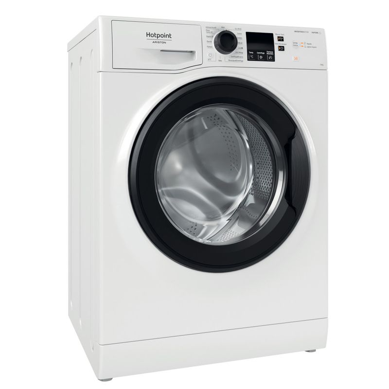 Hotpoint_Ariston Lavabiancheria Libera installazione NF1046WK IT Bianco Carica frontale A Perspective