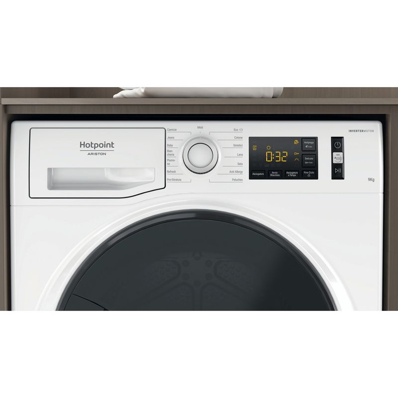 Hotpoint_Ariston Asciugabiancheria NTS M11 9X3E IT Bianco Control panel
