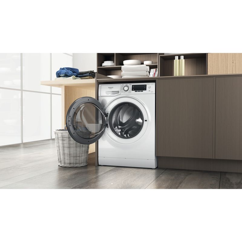Hotpoint_Ariston Lavasciugabiancheria Libera installazione NDD 11726 DA IT Bianco Carica frontale Lifestyle perspective open