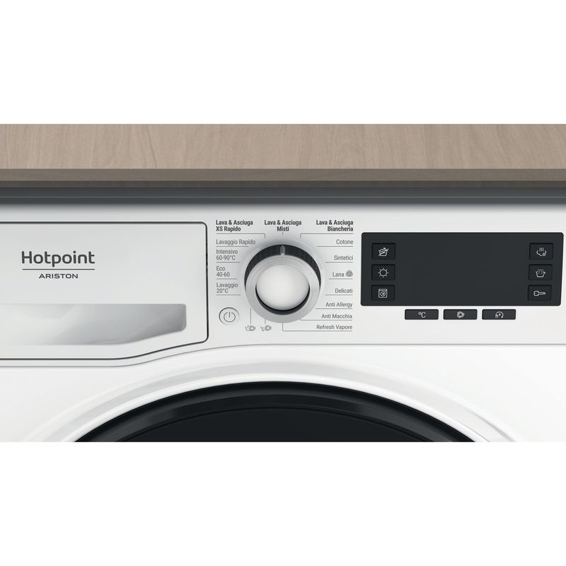 Hotpoint_Ariston Lavasciugabiancheria Libera installazione NDD 11726 DA IT Bianco Carica frontale Control panel