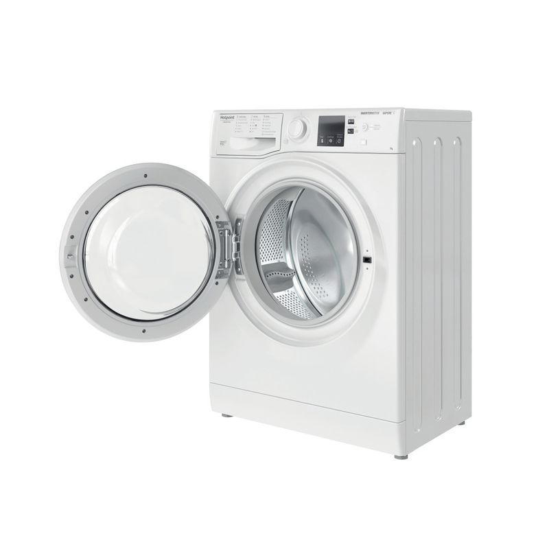 Hotpoint_Ariston Lavabiancheria Libera installazione RSSF R327 IT Bianco Carica frontale D Perspective open