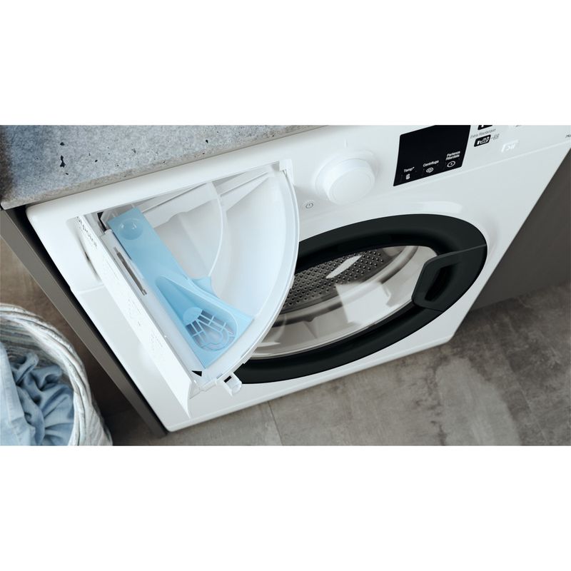 Hotpoint_Ariston Lavabiancheria Libera installazione RSSF R327 IT Bianco Carica frontale D Drawer