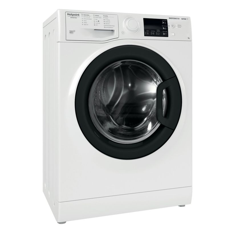 Hotpoint_Ariston Lavabiancheria Libera installazione RSSG R527 B IT Bianco Carica frontale B Perspective