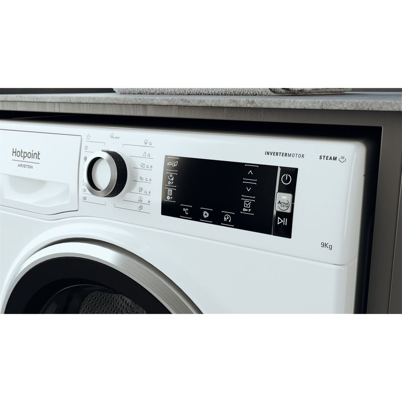 Hotpoint_Ariston Lavabiancheria Libera installazione NLCD 946 WC A EU N Bianco Carica frontale A Lifestyle control panel
