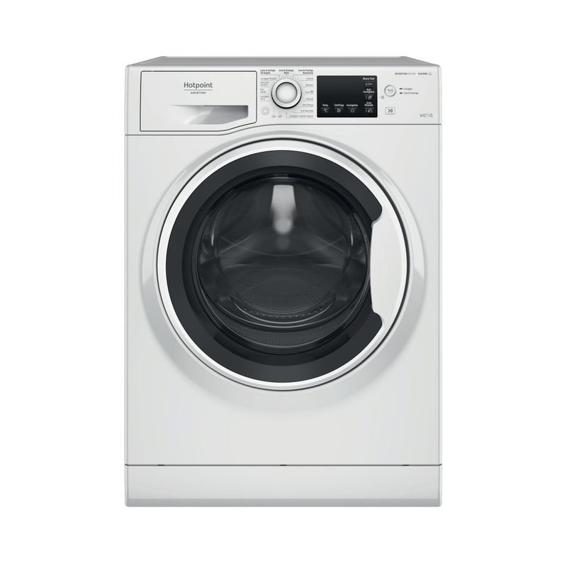 Hotpoint_Ariston Lavasciugabiancheria Libera installazione NDB 10736 WA IT Bianco Carica frontale Frontal