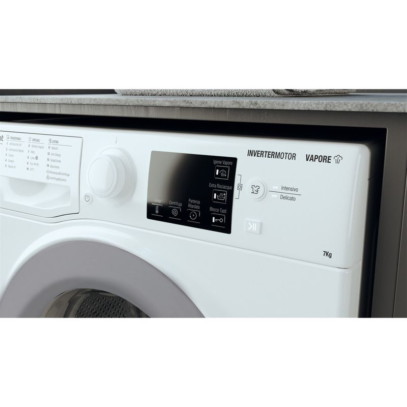 Hotpoint_Ariston Lavabiancheria Libera installazione EU RSSG 725 S IT Bianco Carica frontale B Lifestyle control panel