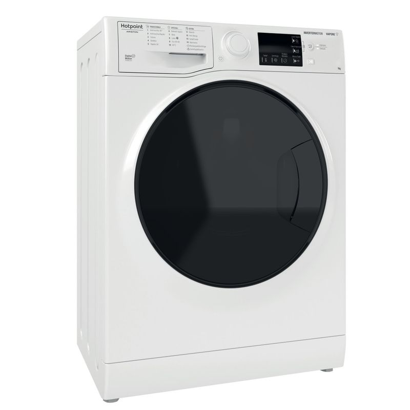 Hotpoint_Ariston Lavabiancheria Libera installazione RSSG 725 D IT Bianco Carica frontale B Perspective