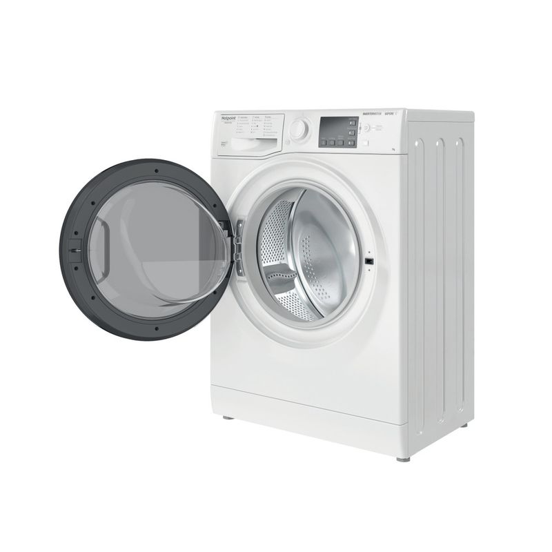 Hotpoint_Ariston Lavabiancheria Libera installazione RSSG 725 D IT Bianco Carica frontale B Perspective open