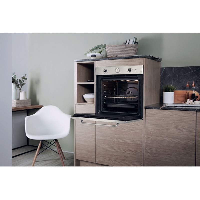 Forno elettrico incasso Hotpoint: colore inox, autopulente, - FIT 804 H IX  HA