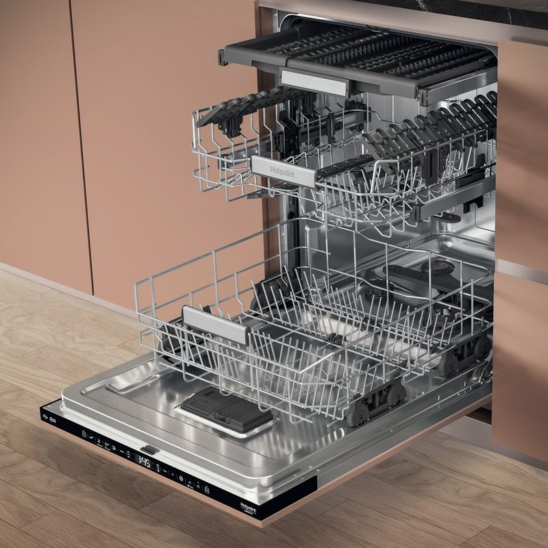 Hotpoint_Ariston Lavastoviglie Da incasso H7I HT59 L Totalmente integrato B Perspective open