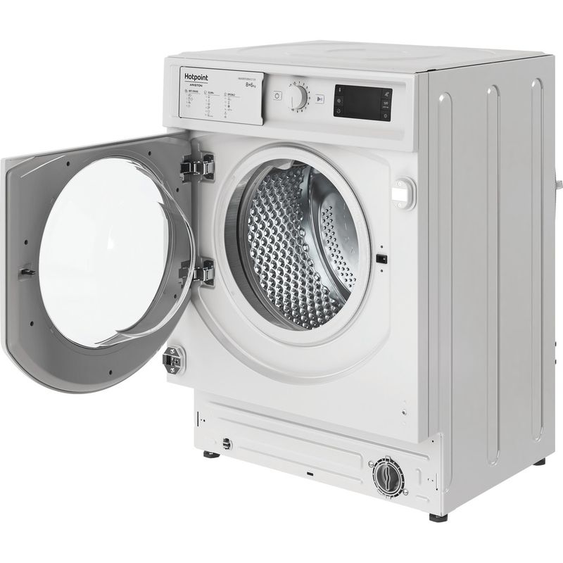Hotpoint_Ariston Lavasciugabiancheria Da incasso BI WDHG 861485 EU Bianco Carica frontale Perspective open