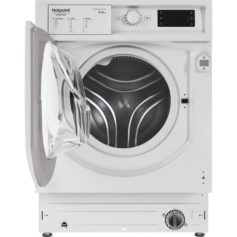Hotpoint_Ariston Lavasciugabiancheria Da incasso BI WDHG 861485 EU Bianco Carica frontale Frontal open