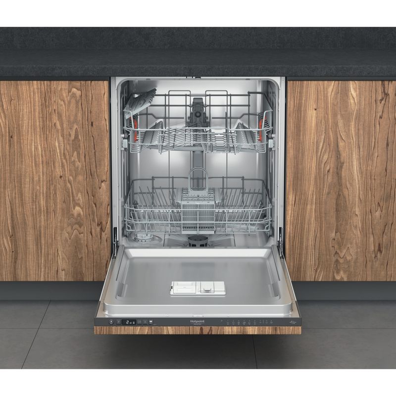 Hotpoint_Ariston Lavastoviglie Da incasso H2I HKD526 Totalmente integrato E Frontal open