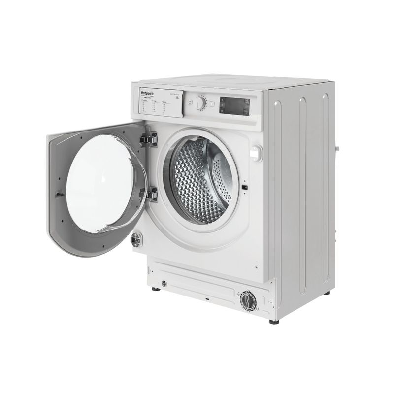 Hotpoint_Ariston-Lavabiancheria-Da-incasso-BI-WMHG-81485-EU-Bianco-Carica-frontale-B-Perspective-open