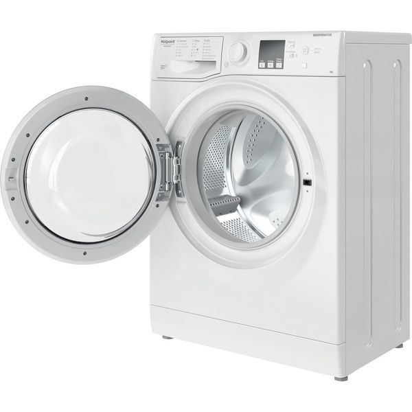 Hotpoint_Ariston Lavabiancheria Libera installazione RSSF 624 W IT N Bianco Carica frontale C Perspective open