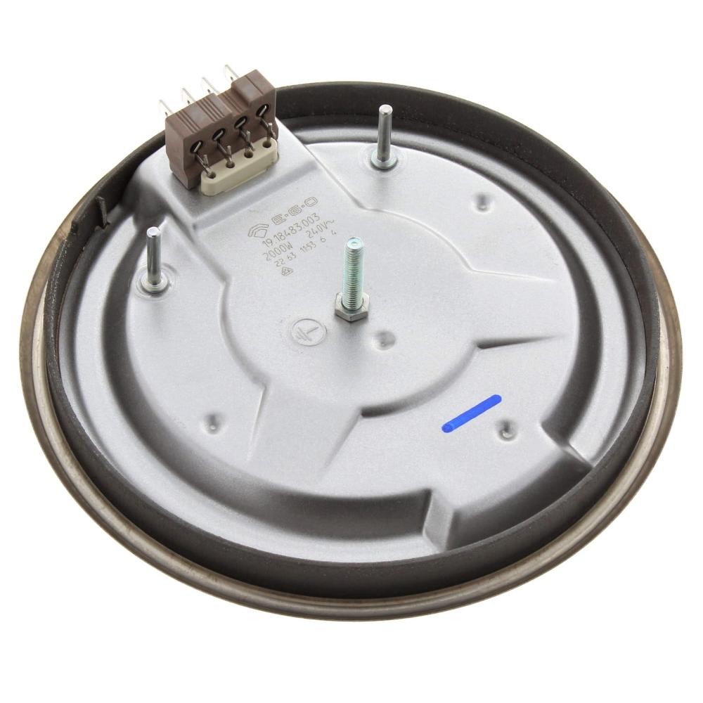 Piastra Elettrica Universale 180mm 1500W Con Anello Radiante - Ricambio Fornello