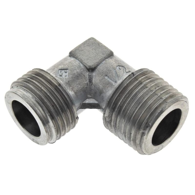 Raccordo A Gomito In Ottone Da 14 Mm Per Tubo Flessibile A 1 - Foto 2