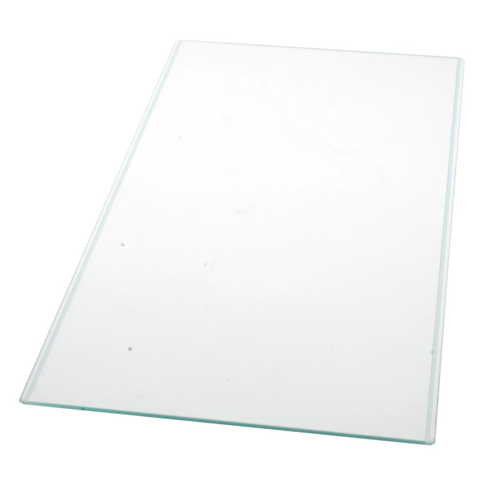 BSM Marketing - Ripiani in vetro temperato spesso 6 mm, con grande finitura cromata e supporto 600 mm, 500 mm e 400 mm (1, 500 mm x 100 mm