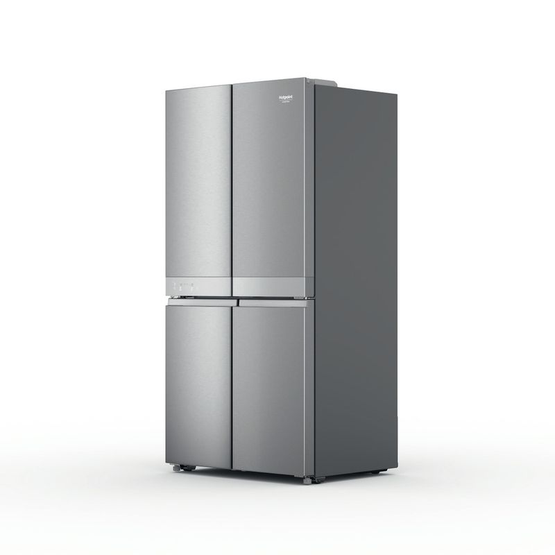 Hotpoint_Ariston Side by side Libera installazione HAQ9 E2L EF Inox Perspective