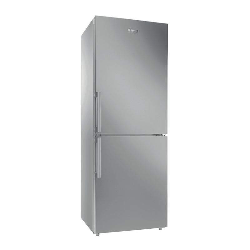 Hotpoint_Ariston Combinazione Frigorifero/Congelatore Libera installazione HA70BI 932 S New Alu 2011 2 porte Perspective