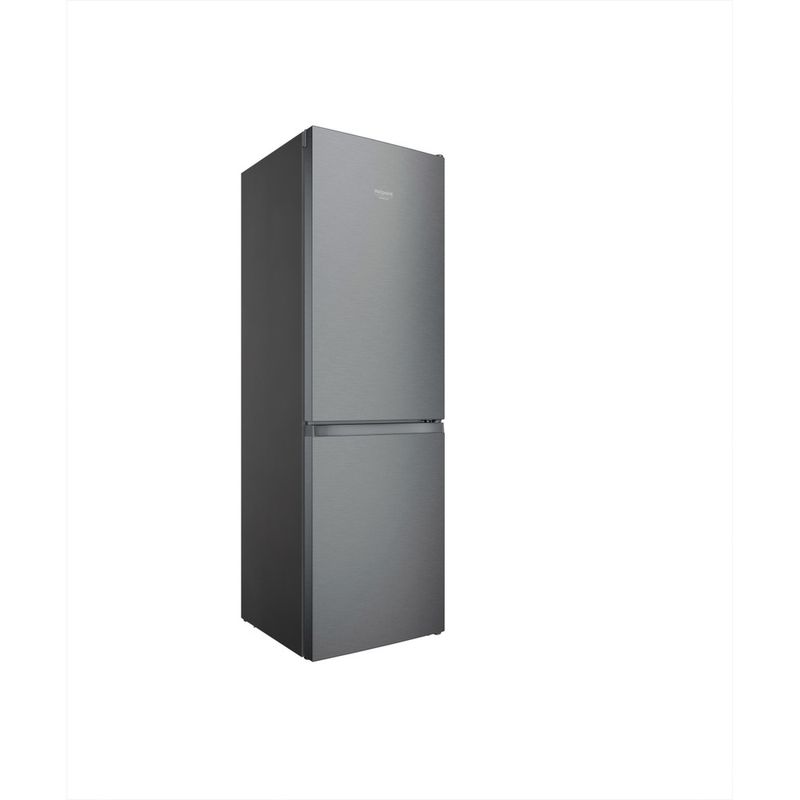 Hotpoint_Ariston Combinazione Frigorifero/Congelatore Libera installazione HAFC8 TA33SX Saturn Steel 2 porte Perspective