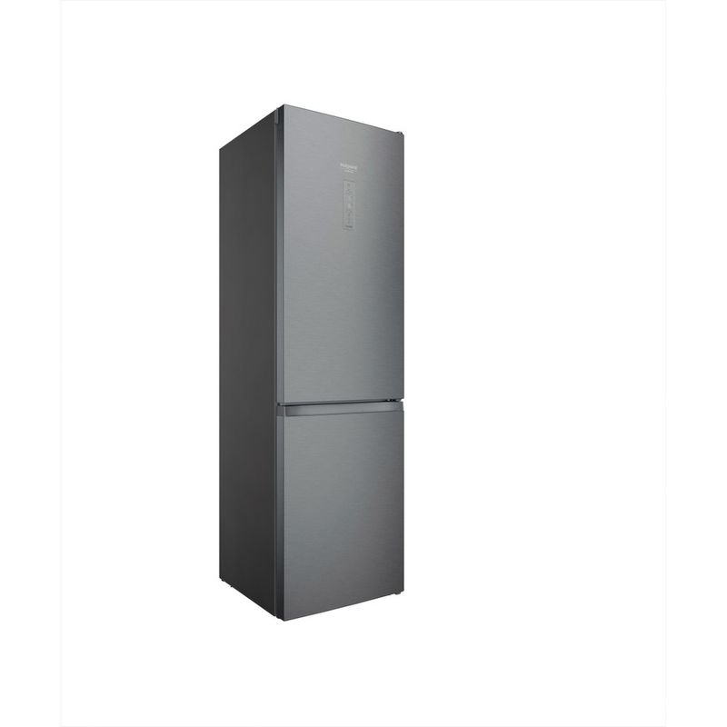 Hotpoint_Ariston Combinazione Frigorifero/Congelatore Libera installazione HAFC9 TT43SX Saturn Steel 2 porte Perspective