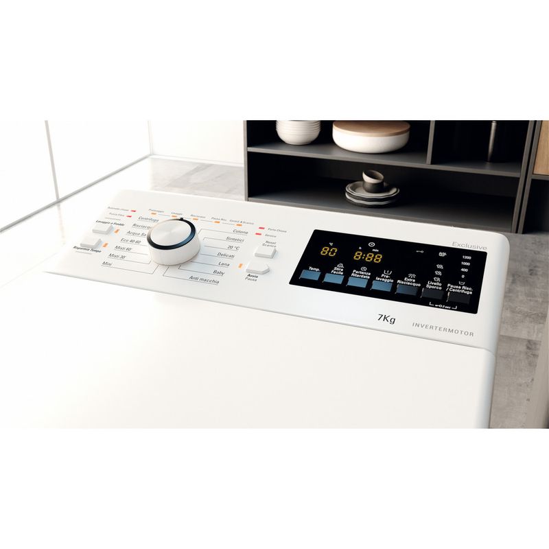 Hotpoint_Ariston Lavabiancheria Libera installazione EU TL R4256BS IT Bianco Carica dall'altro C Lifestyle control panel