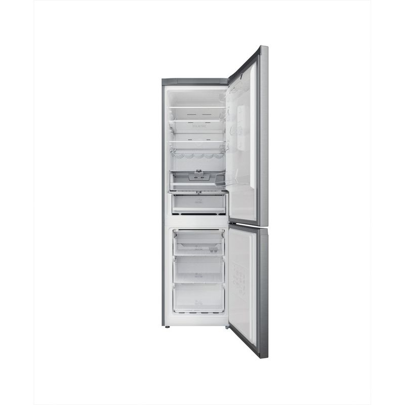 Hotpoint_Ariston Combinazione Frigorifero/Congelatore Libera installazione HAFC9 TT43SX Saturn Steel 2 porte Frontal open