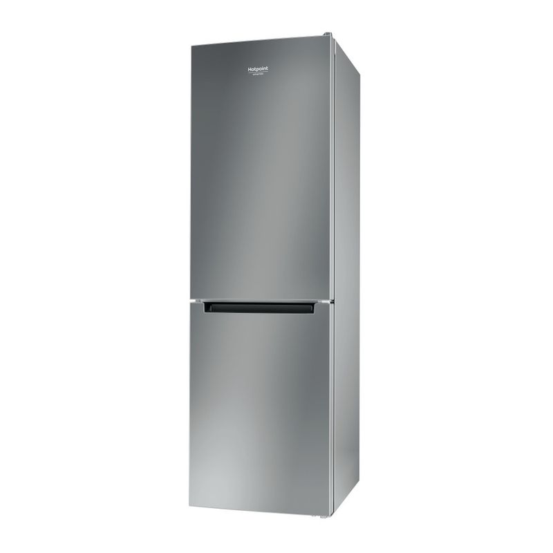 Hotpoint_Ariston Combinazione Frigorifero/Congelatore Libera installazione HA8 SN2E X Argento 2 porte Perspective