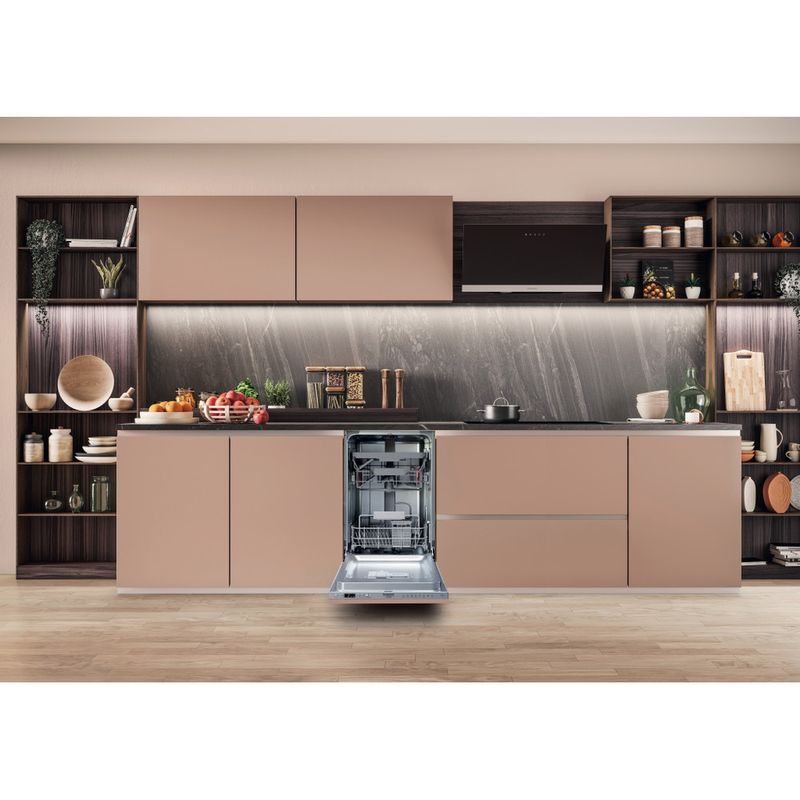 Hotpoint_Ariston Lavastoviglie Da incasso HSIC 3M27 C S Totalmente integrato E Lifestyle frontal open