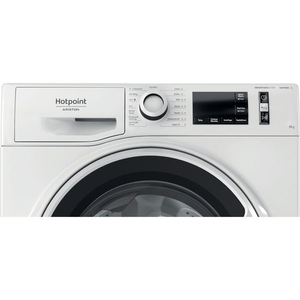 Hotpoint_Ariston Lavabiancheria Libera installazione NG98W IT Bianco Carica frontale A Control panel