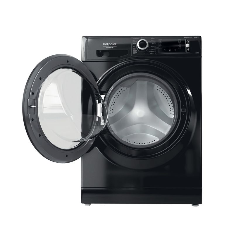 Hotpoint_Ariston Lavabiancheria Libera installazione NBT 116 BLACK IT Nero Carica frontale A Frontal open