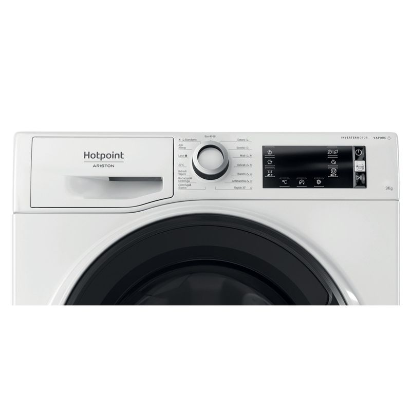 Hotpoint_Ariston Lavabiancheria Libera installazione NBT 948 WM A IT Bianco Carica frontale A Control panel